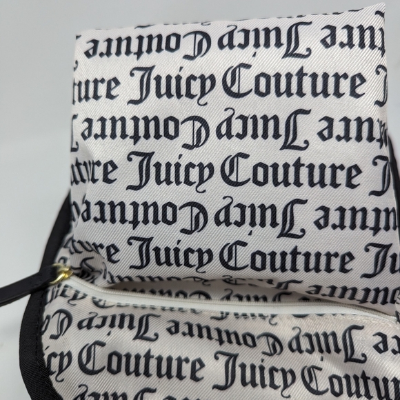 Juicy Couture Multi Rose Fabric Backpack & Heart Shaped Coin Purse - Picture 10 of 16